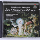 8451 Mendelssohn - A Midsummer Night's Dream Ein Sommernachtstraum Kurt Masur CD