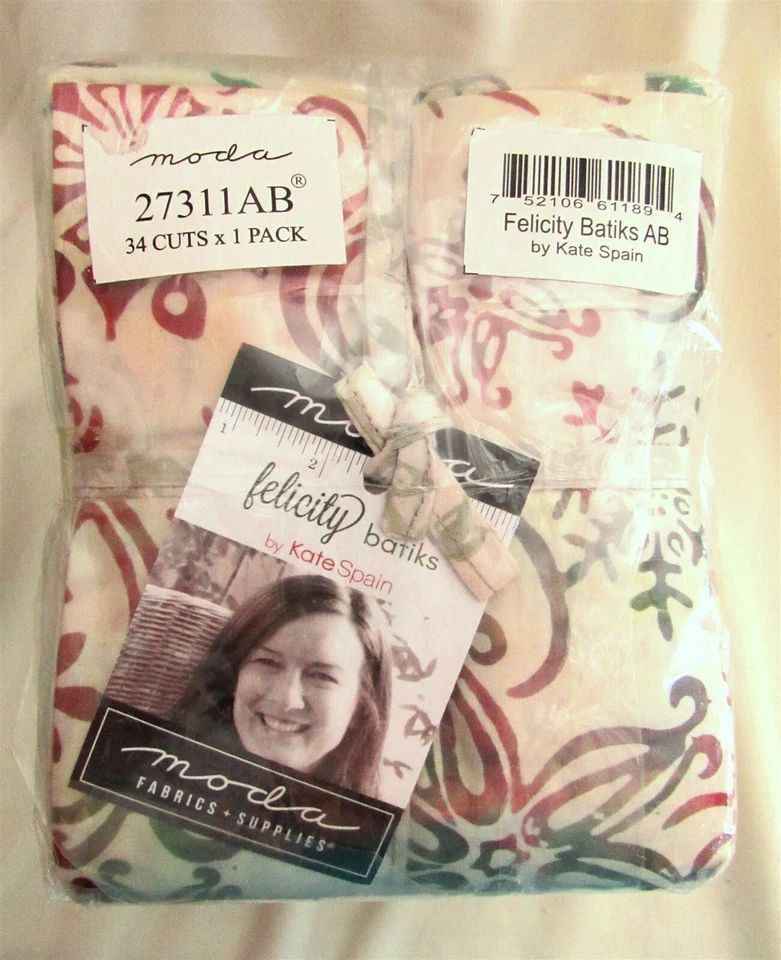 New MODA Fat Quarter Bundle "Felicity Batiks" by Kate Spain 34pcs - Image 1 of 3