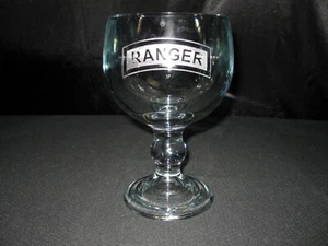 Army Ranger etched Large Heavy Clear Glass Goblet 7.5" ~ 8961 - Picture 1 of 5