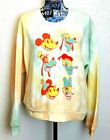 Sweat-shirt Disney Mickey et Minnie Mouse, Donald Duck, Dingo, Pluton Tie Dye