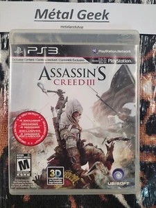 Assassin's Creed 3 Ps3 NoManual EN/FR/ESP Probado ¡Envío Gratis en Canadá!! - Imagen 1 de 6