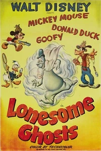 Disney Mickey Mouse Lonesome Ghosts Movie Poster Print 11x17 - Picture 1 of 1