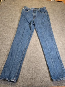 Vintage años 90 L.L. Pantalones de mezclilla Bean Double L para hombre 33x34 | Calce clásico azul - Imagen 1 de 12