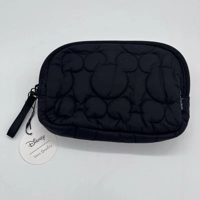 Disney Vera Bradley Mini Bolso Cinturón Mickey Mouse Negro Acolchado AGOTADO NUEVO CON ETIQUETAS (4) I7 Foto 1 de 4