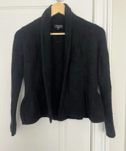 Cardigan donna Peplum aperto davanti Cashmere Charter Club tg. XS nero - Foto 1 di 8