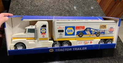 Nylint Napa Tractor Trailer Semi Truck #361-N Ron Hornaday Jr. 1996 Racing Steel - Image 1 of 3