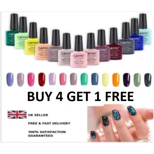 CANNI Long-Lasting UV/LED Gel Polish HEMA-Free Gel Nails Colour 7.3ml Best Price - Image 1 of 1