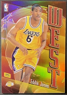 Eddie Jones Ron Mercer 1998-99 Topps East West Refractor Rare SP Parall - Image 1 of 2