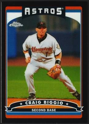 Craig Biggio 2006 Topps Chrome Black Refractors / 549 #32 Houston Astros 🔥 - Image 1 of 2
