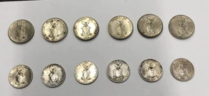 Lot Of 12 1944 To 1945 Five Centavos Filipinas Ten Centavos VTG Coins - Picture 1 of 9