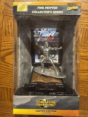Marvel Limited 1998 Peltre Fino Serie Silver Surfer 5392 de 9998 Nuevo Precintado Foto 1 de 2