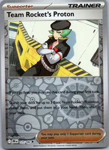 Team Rocket's Proton Reverse Holo SV10: Destined Rivals 177/182 NM - Picture 1 of 2