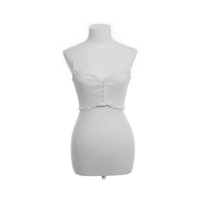 Weekday, Crop Top, Größe: XS, Weiß, Einfarbig, Damen #xnF - Bild 1 von 4