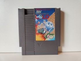 Adventures of LoLo Nintendo NES solo cartuccia testata autentica 1989