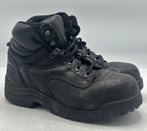 Timberland Pro 72399 Titan Safety Toe Work Black Boots Women's US 5.5 M - Picture 1 of 10
