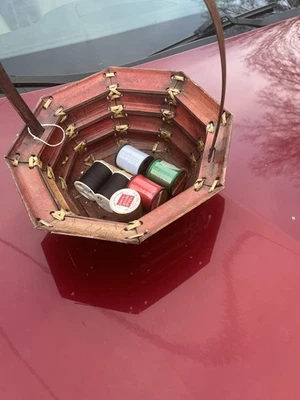 Basket Thread and Needle Case Sewing Kit Storage Box for Beginners - Image 1 of 4