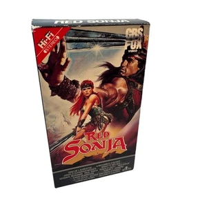 Red Sonja VHS 1985 Fantasy Action Original Release CBS Fox Video - Picture 1 of 5