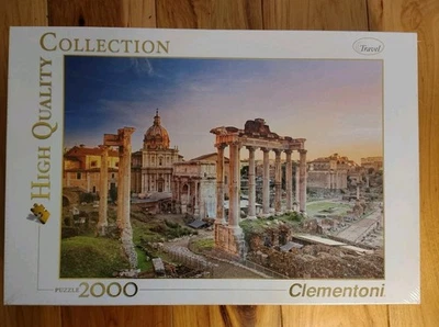 Clementoni "Forum Romanum" 2000 Piece Jigsaw Puzzle Art 32549 Italy Sealed NEW - Image 1 of 4