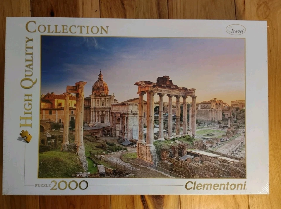 Clementoni "Forum Romanum" 2000 Piece Jigsaw Puzzle Art 32549 Italy Sealed NEW - Image 1 of 4