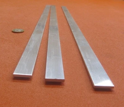 Алюминиевый стержень 6061 T651 толщина 0,125 дюйма (1/8 дюйма) ширина 0,750 дюйма длина 24 дюйма, 3 шт., 6 футов - Изображение 1 из 4
