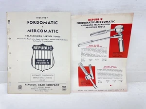 1951-1957 Fordomatic Mercomatic 1956-57 Lincoln Studebaker Service Tools Catalog - Picture 1 of 5