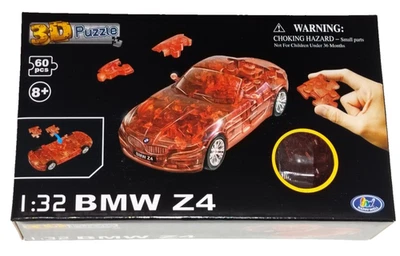 Puzzle Fun 3D 1:32 BMW Z4 - Translucent Red - 60 pieces - Image 1 of 4