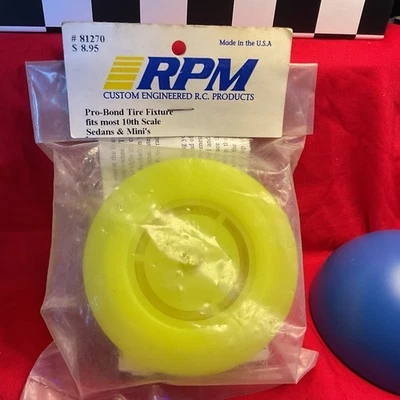 RPM Pro-Bond Tire Fixture Fits Most 10th Scale Sedans & Minis # 81270 - Image 1 of 4
