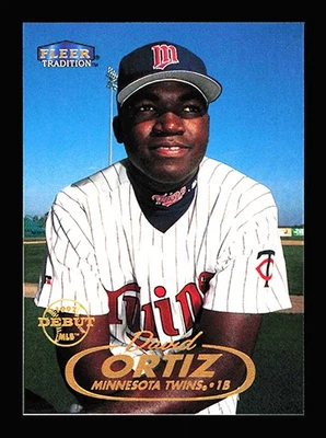 Fleer Tradition #285 1998 David Ortiz Minnesota Twins Foto 1 de 2