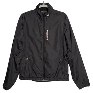 Rossignol Performance Lightweight Jacket SIZE M Black Full Zip Windbreaker - Picture 1 of 14