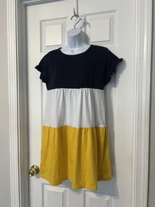 SHEIN Multicolor Tiered Short Dress Sz Small - Picture 1 of 7