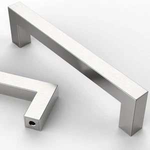 10er Pack 5 Zoll (128 mm) Gebürstetes Satin Nickel Küche Schrank Griffe, Edelstahl... - Bild 1 von 7