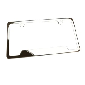 T304 Stainless Steel Polish Mirror Buttom Cut Out License Plate Frame Holder ... - Picture 1 of 5