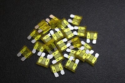 100 PACK ATC 20 AMP FUSES ATO FUSE BLADE STYLE CAR BOAT AUTOMOTIVE AUTO ATC20 - Image 1 of 4