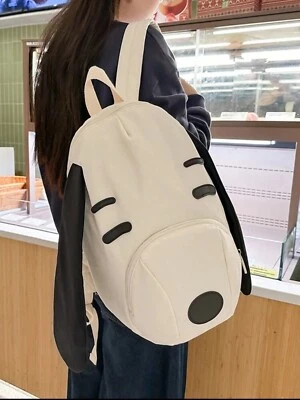 New Peanuts SNOOPY Backpack Beagle DOG EARS Bag Purse FULL SIZE - Image 1 of 4