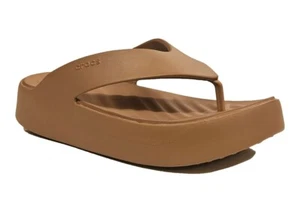 Crocs Getaway Flip Flips Womens Platform Crocs Flip Flops Pool Slides Holiday Sh - Picture 1 of 1