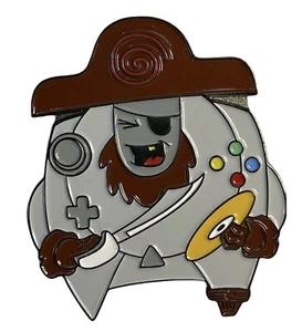 Controlador Dreamcast Pirata Jugador Nerd Solapa Pin Trasero CD Espada Regalo Gris - Imagen 1 de 4