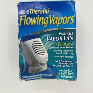 Theraflu Flowing Vapors Portable Fan With 3 Refills Included New Free Shipping - Picture 1 of 1