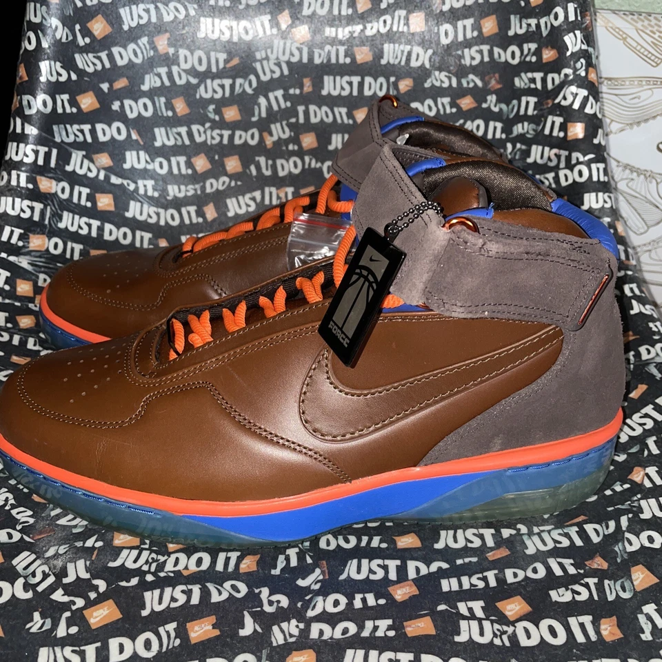 2007 Sz 12 Nike AF 25 NBA C2C League Pack Basketball Shoes Air Force 25 Knicks - Image 1 of 4