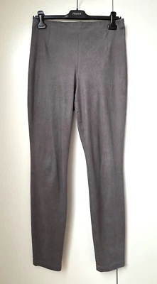 Minx Gr 40 Schlupfhose Veloursleder-Optik Taupe - Bild 1 von 2