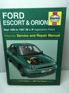 Haynes Ford Escort Y Orion Septiembre 1990 A 1997 (H A P Reg) Gasolina 05 - Imagen 1 de 6
