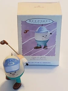 Hallmark Ornament Huevos de Pascua en Deportes Golf 3º en Serie De Colección 1994 ~nuestro # T4058 - Imagen 1 de 9