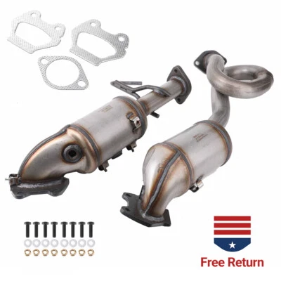 Par de convertidores catalíticos de escape izquierdo derecho Jeep Wrangler 2012-2017 3,6 L V6 Foto 1 de 4