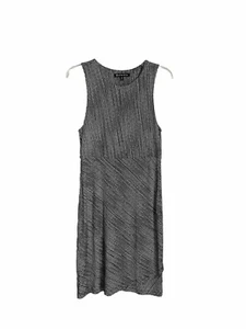 Athleta Black Bado La Palma Printed Dress Sleeveless Athletic Size Small Tall - Picture 1 of 7