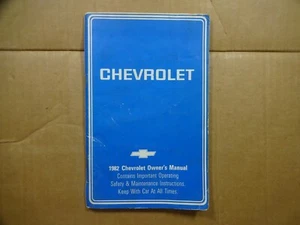 1982 Chevrolet Caprice Impala Owners Manual original  - Picture 1 of 6