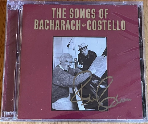 The Songs of Bacharach & Costello 2CD Set Elvis Costello AUTOGRAPHED  NEW Cover