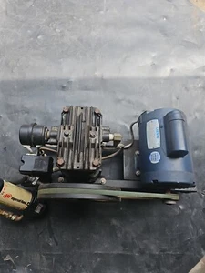 LEKTION ELEKTROMOTOR, Gusseisen Luftpumpe Kompressor und Ingersoll R Filter   - Bild 1 von 7