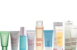 Rango de piel Clarins cuerpo, estiramiento, exfoliante, aceite, gel, bálsamo, suero facial y SOS ELIGE - Imagen 1 de 37