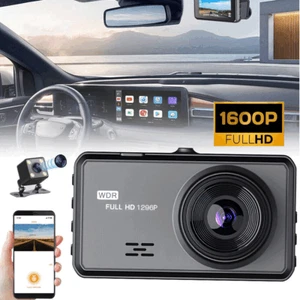 Auto DVR Dashcam Front-/Rückfahrkamera Dual Objektiv 3,2" IPS Bildschirm 24H Monitor - Bild 1 von 11