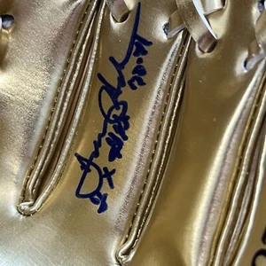 Tommy Helms Mini Gold Glove Houston Astros Cincinnati Reds Hall Of Fame - Picture 1 of 3