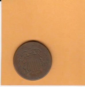 1864 2 Cent Piece - Picture 1 of 2